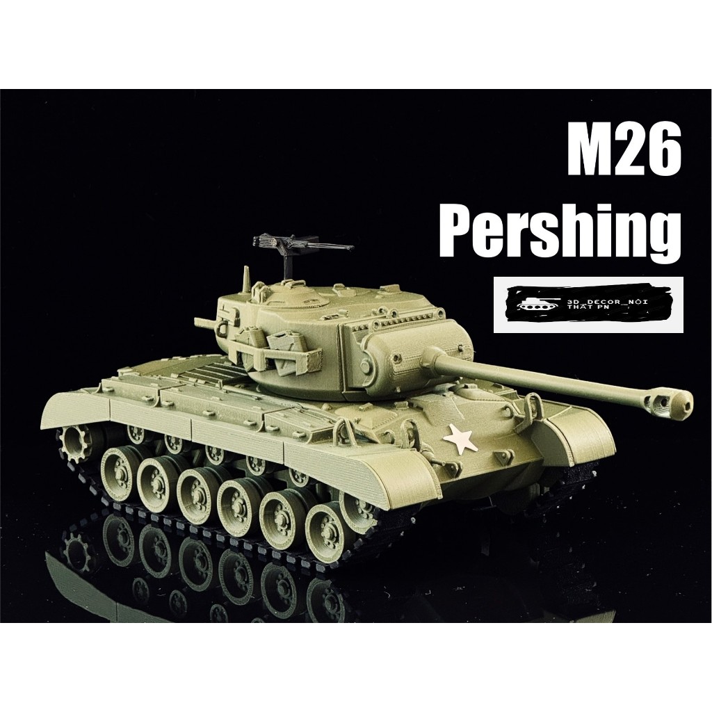 Xe tăng M26 Pershing, Quân đội Hoa Kỳ, tỷ lệ 1/35, chi tiết, sắc nét