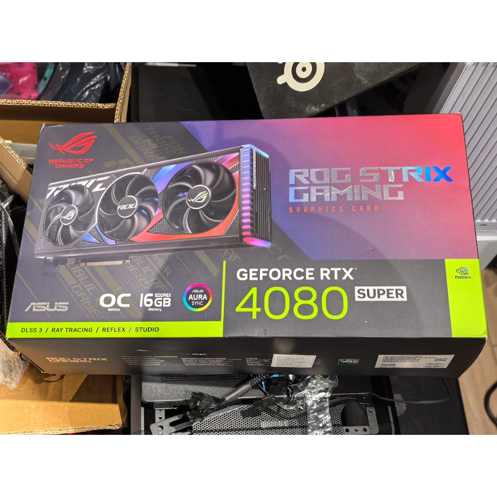 Card màn hình ASUS ROG STRIX RTX 4080 Super O16G GAMING (ROG-STRIX-RTX4080S-O16G-GAMING)