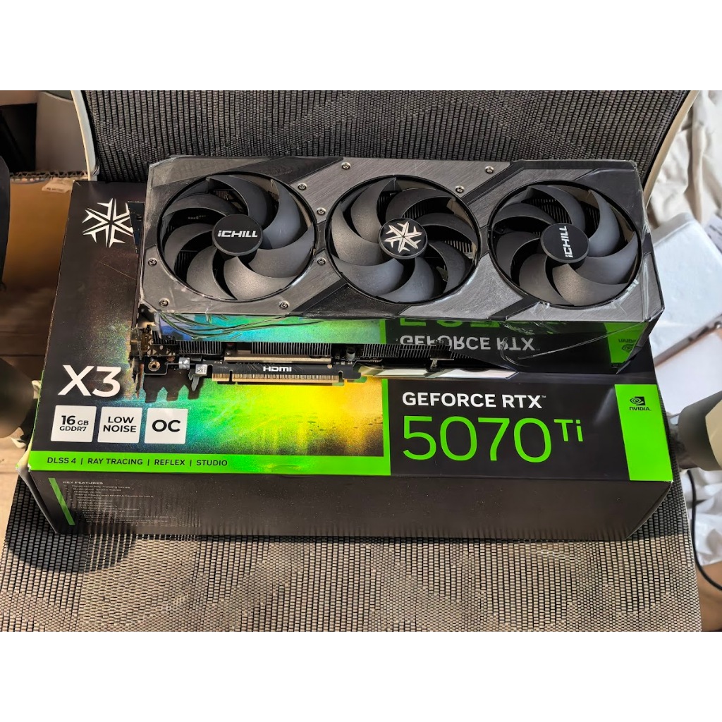Card màn hình NVIDIA GeForce RTX 5070 Ti INNO3D iCHILL X3 OC | 16GB GDDR7