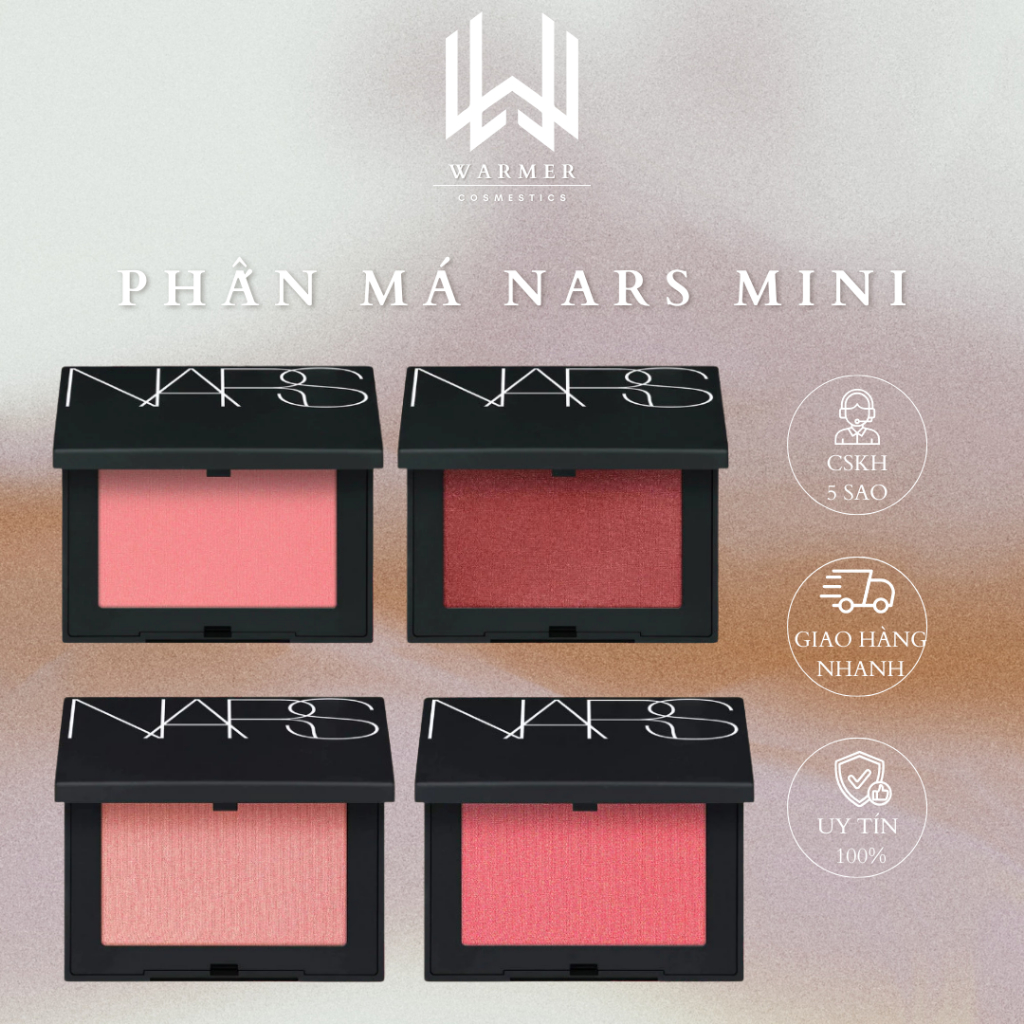 Phấn má hồng Blush NARS Tone Orgasm, Behave, Orgasm X minisize - Warmer.Cosmetics