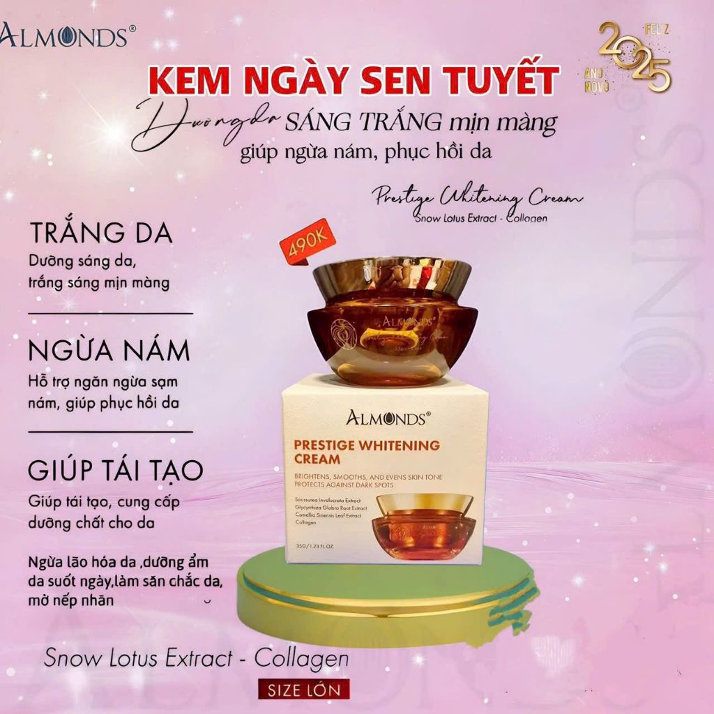 KEM SEN TUYẾT CHÍNH HÃNG ALMONDS
