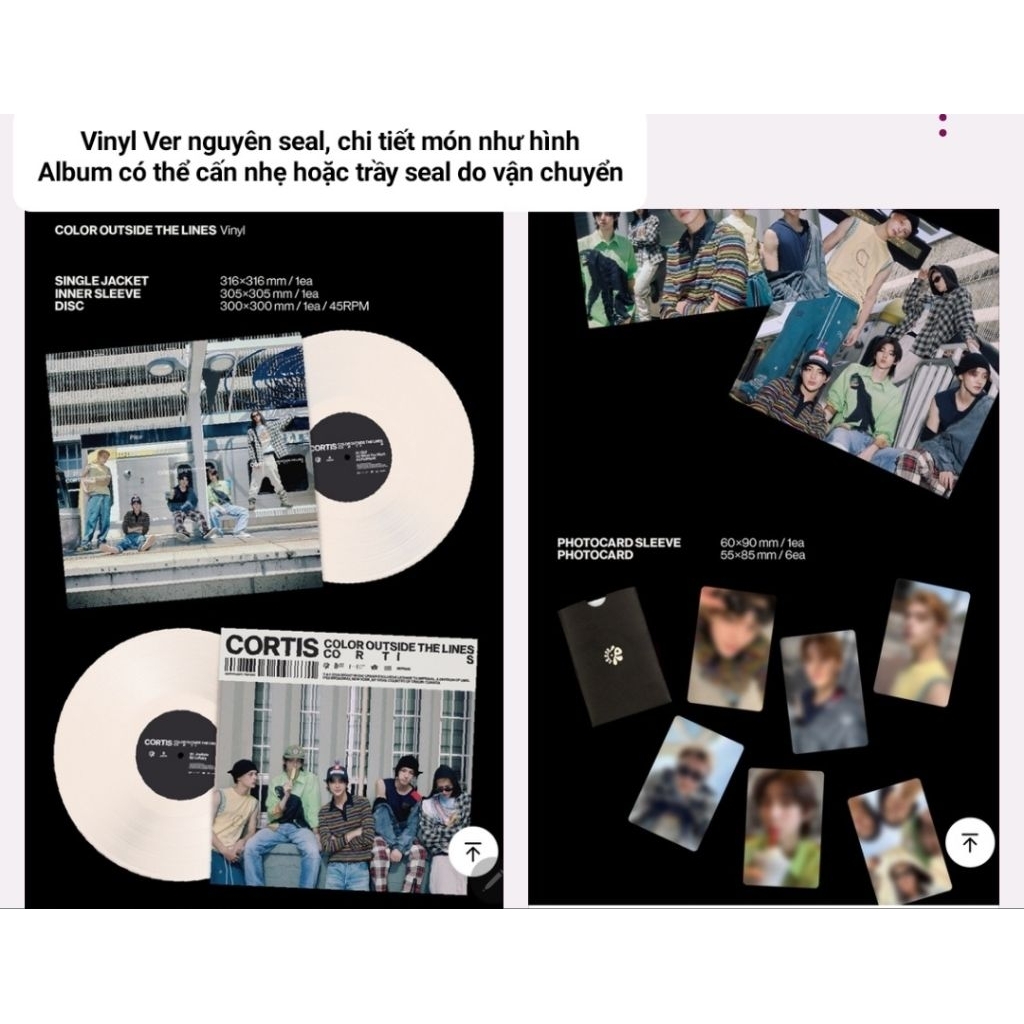 CORTIS ALBUM CHÍNH HÃNG - VINYL VER