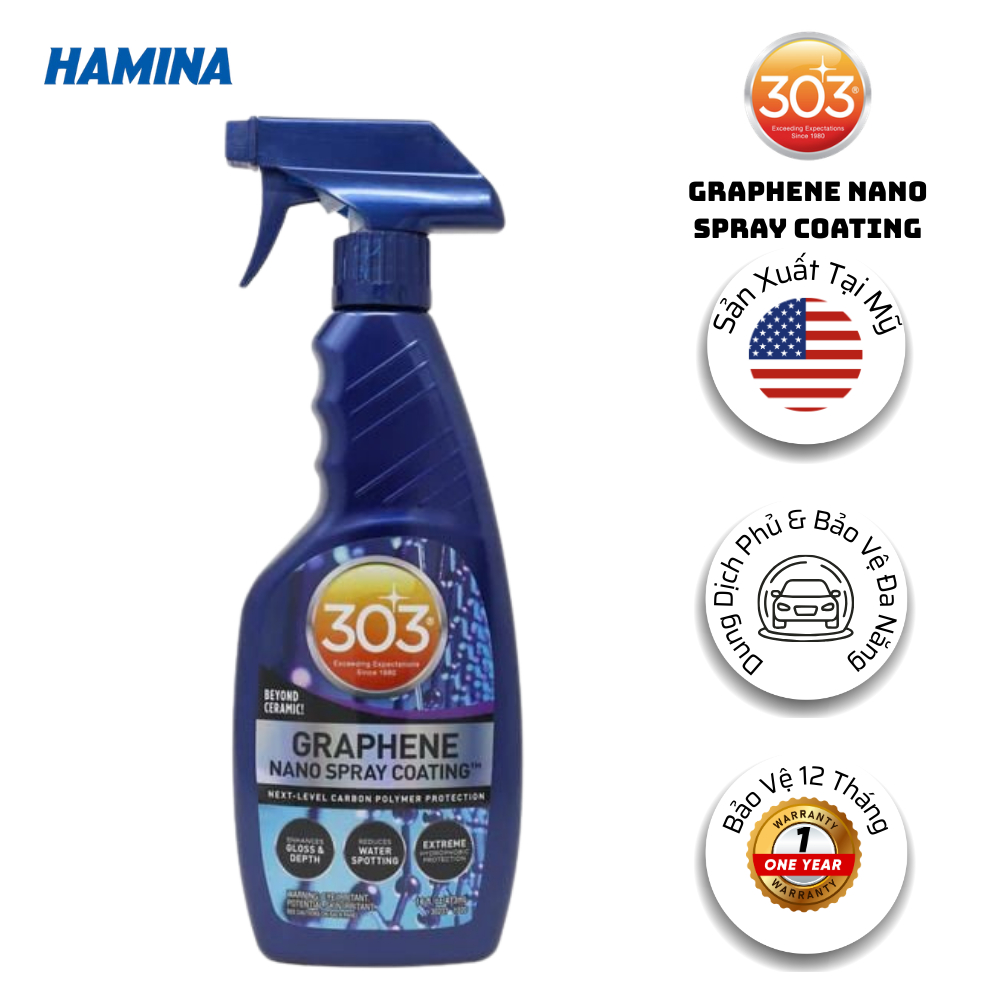 Graphene Nano Spray Coating 473ML - Chai Xịt Phủ Bóng Nano Đa Năng Cho Ô Tô - Nhập Khẩu Mỹ - Hãng 30