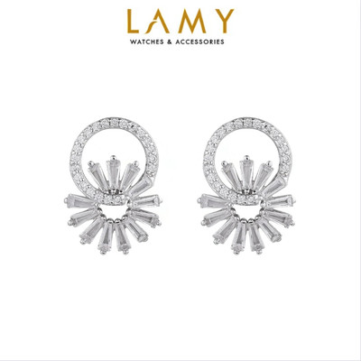 Khuyên tai bạc nữ LAMY Flower Stud Silver Earrings 3259 - Khuyên tai bạc ta