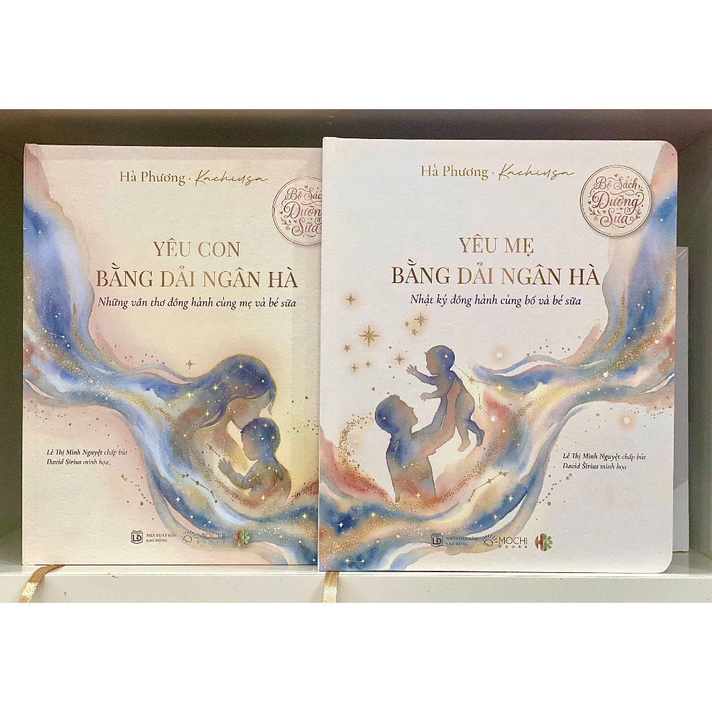 Sách – Combo: Yêu Mẹ Bằng Dải Ngân Hà + Yêu Con Bằng Dải Ngân Hà – Hà Phương Kachiusa – Mochibooks