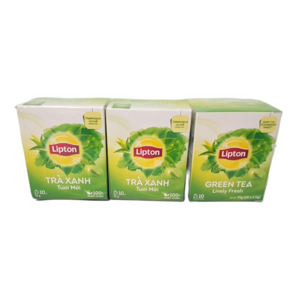 Lipton Trà Xanh Sống Động Tươi Mới Túi Lọc
