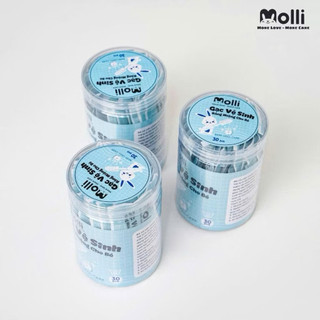 Rơ lưỡi khô tiệt trùng Mipbi / Molli vệ sinh răng miệng cho bé