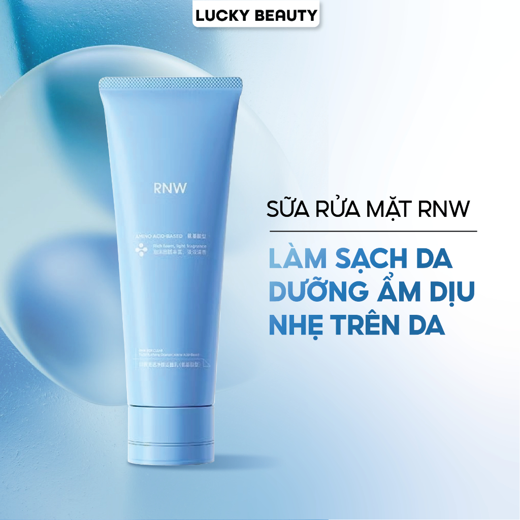 Rnw Sữa Rửa Mặt Clear Purifying Facial Cleanser Amino Acid Sữa Rửa Mặt Làm Sạch Dưỡng Ẩm Hydrating A