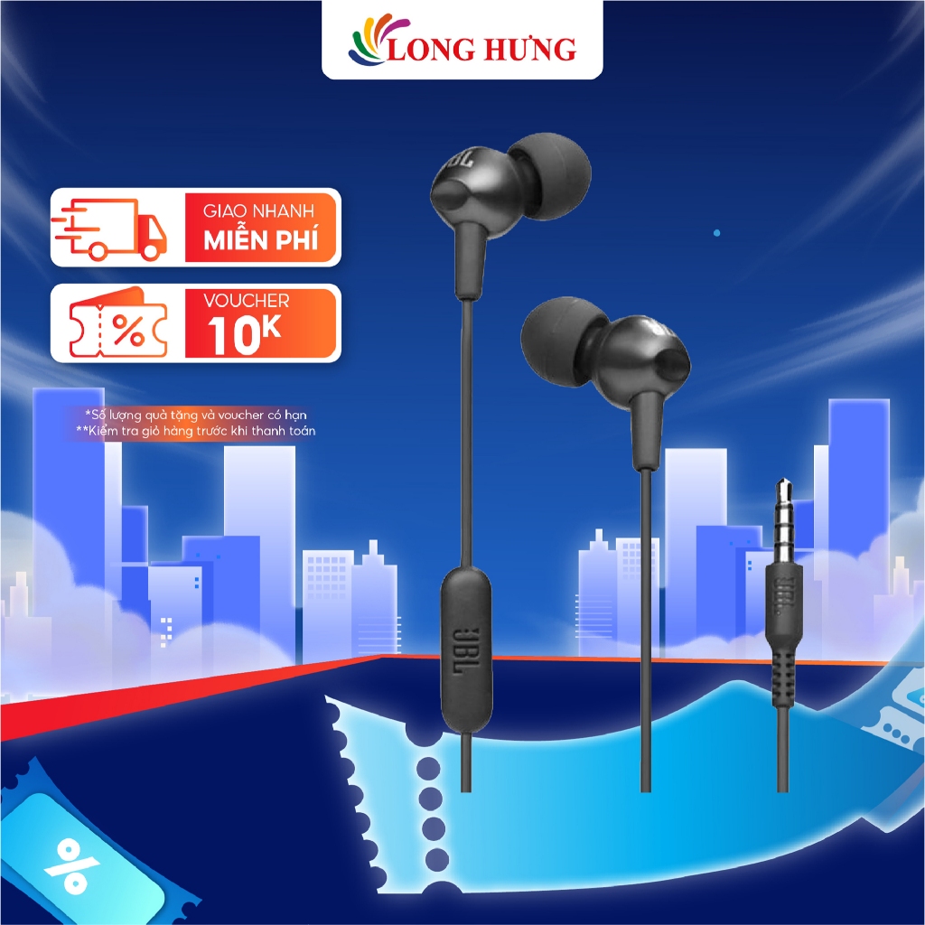 Tai nghe có dây In-ear JBL C200SI JBLC200SIU - Hàng chính hãng