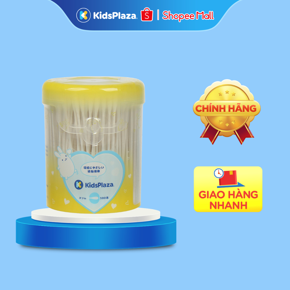 Tăm bông thân giấy KidsPlaza chính hãng dành cho bé