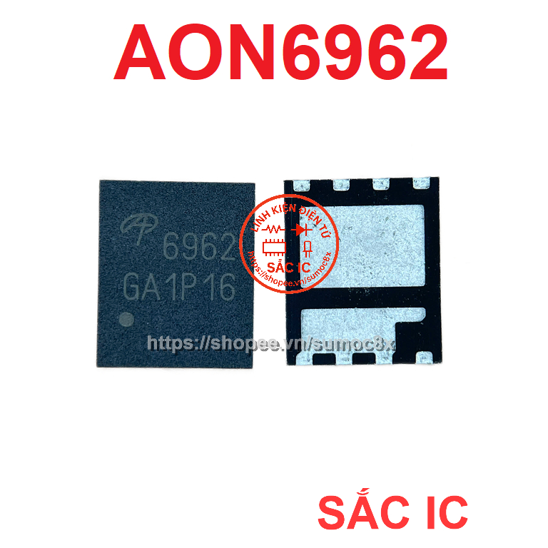 [A20] AON6962 6962 ic nguồn trên bo mạch - Mới nguyên bản - Original NEW