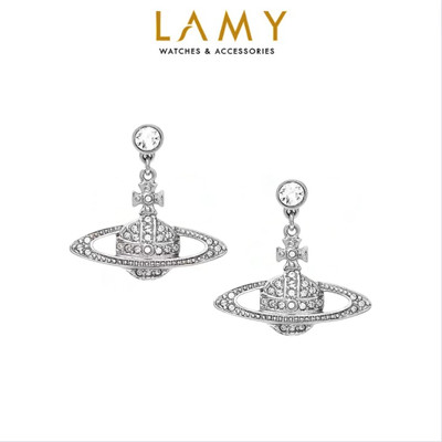 Khuyên tai nữ LAMY Mini Bas Relief Drop Silver Earrings 3139