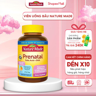 Vitamin Tổng Hợp Cho Mẹ Bầu Prenatal Folic Acid + DHA Nature Made 23 Vitamin 150 Viên
