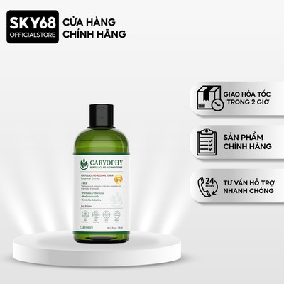 Nước Hoa Hồng Giảm Mụn Caryophy Portulaca Toner 300ml