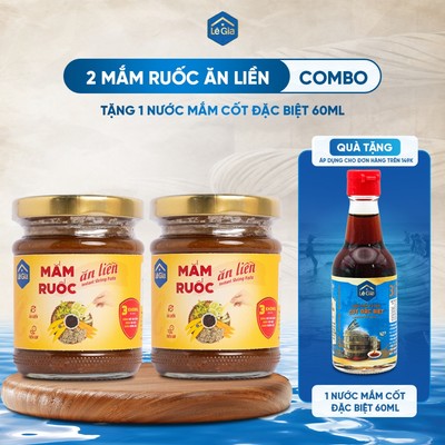 Combo 2 mắm ruốc ăn liền Lê Gia