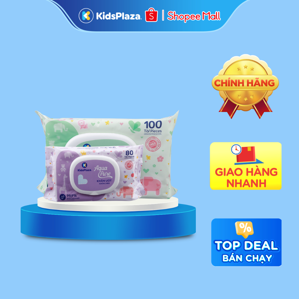 Khăn ướt tinh khiết Kids Plaza