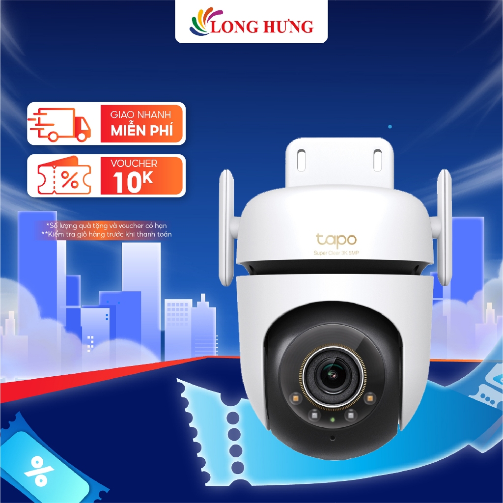 Camera ngoài trời TP-Link Tapo Outdoor Pan/Tilt Home Security Wifi 3K C530WS - Hàng chính hãng