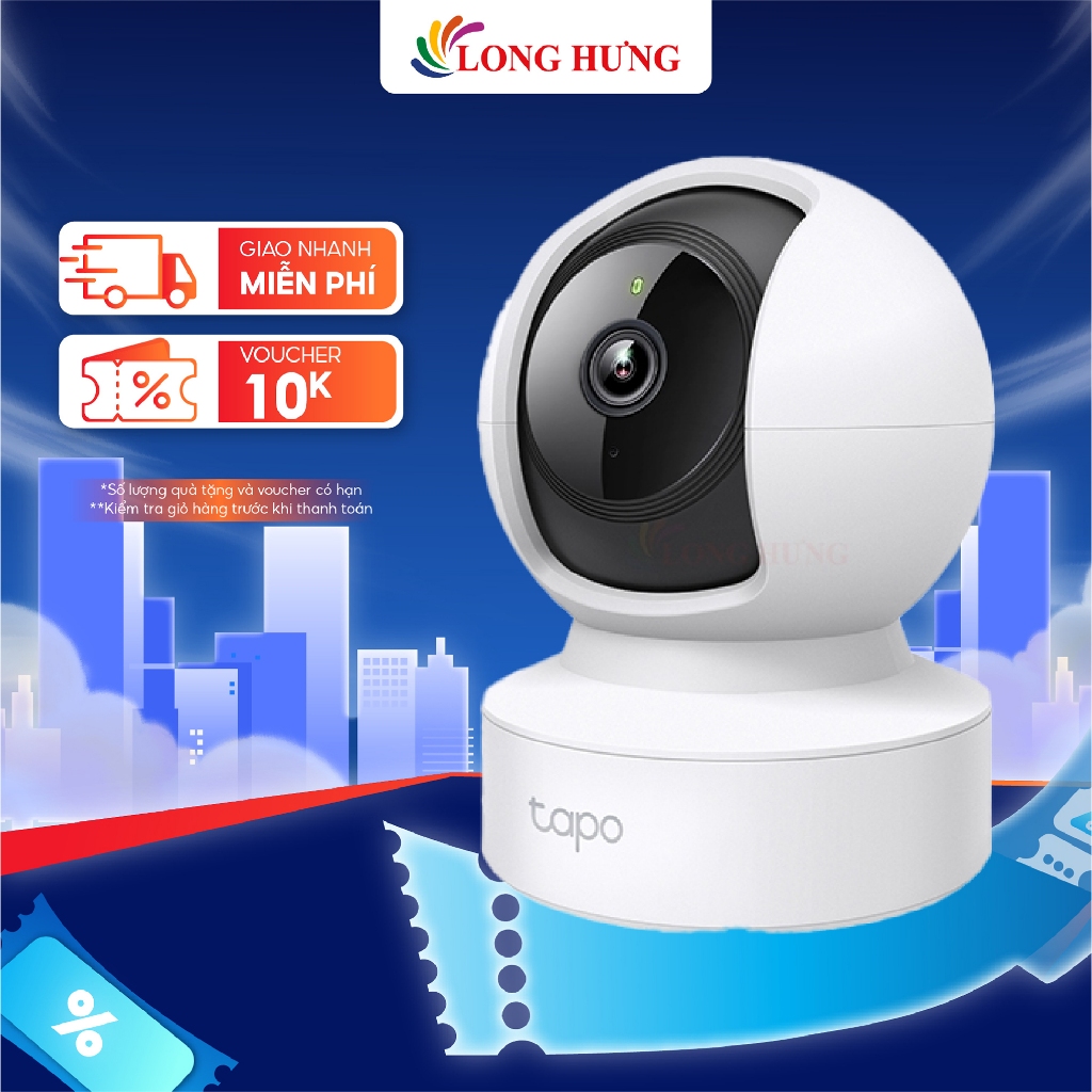 Camera trong nhà TP-Link Tapo Pan/Tilt Home Security Wifi 2K C212 - Hàng chính hãng