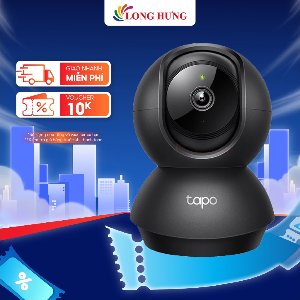 Camera trong nhà TP-Link Tapo Pan/Tilt Home Security Wifi 3MP 2K C211 - Hàng chính hãng