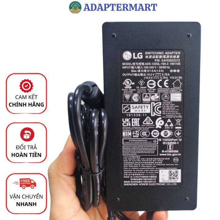 Dây nguồn màn hình LG 34inch 34UB88-P 34UM88-P 34UM88C-P 110W bản zin