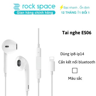 Tai nghe có dây nhét tai Rockspace ES06 chuẩn cắm dành cho IP - Hàng bảo hành 12 tháng