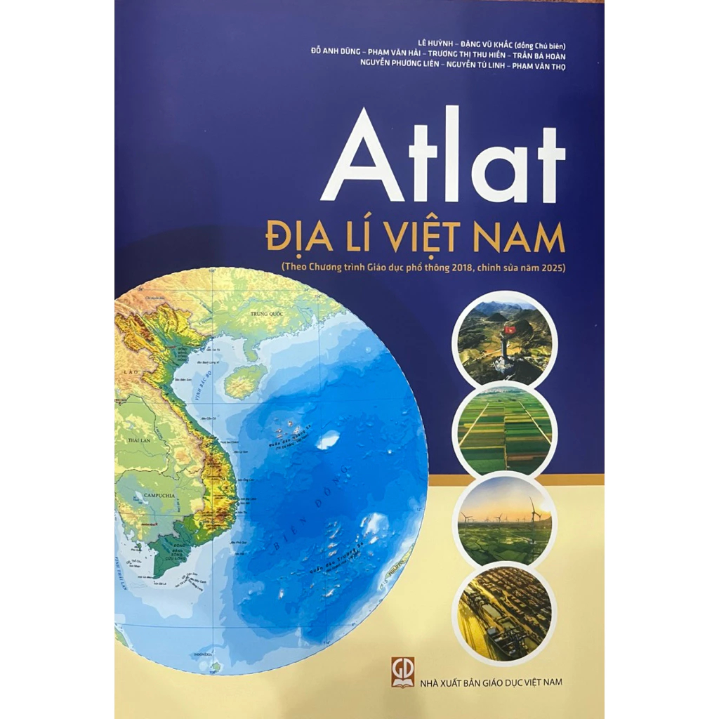 Sách - Atlat Địa lí Việt Nam (chỉnh sửa năm 2025) NXB Giáo Dục Việt Nam