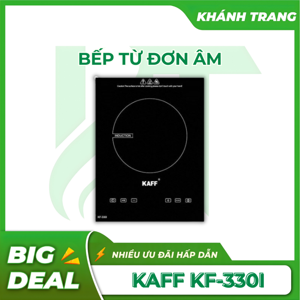 Bếp Từ Đơn Âm KAFF KF-330I chính hãng, bảo hành 36 tháng - Khánh Trang Home