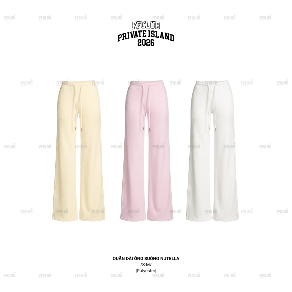 QUẦN DÀI ỐNG SUÔNG NUTELLA FFCLUB
