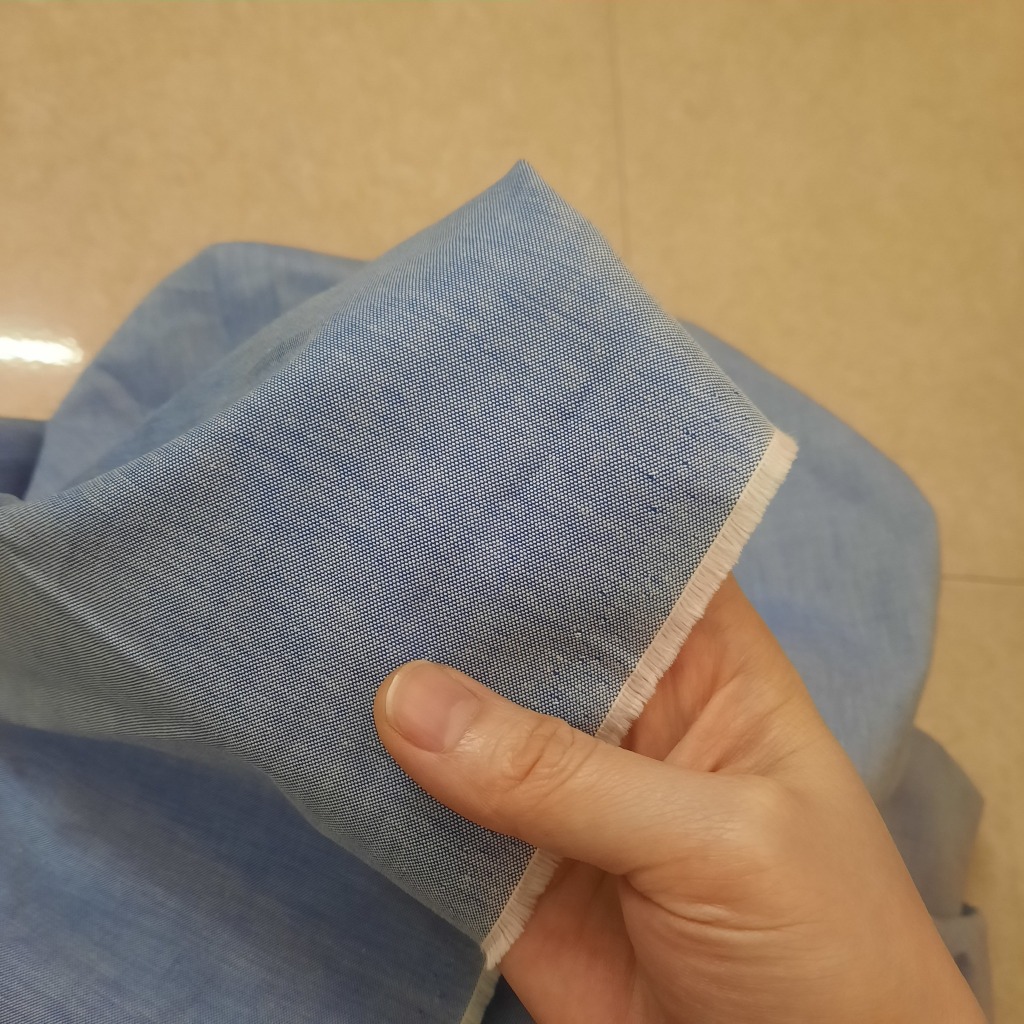 VẢI THÔ SƠ MI - 100% COTTON, THẤM HÚT, KHÔNG GIÃN - MAY SƠ MI, VÁY...