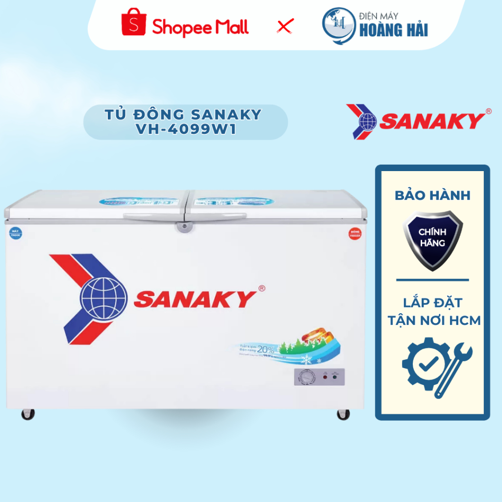 VH4099W1 | Tủ đông Sanaky VH4099W1 - Hàng chính hãng 100%