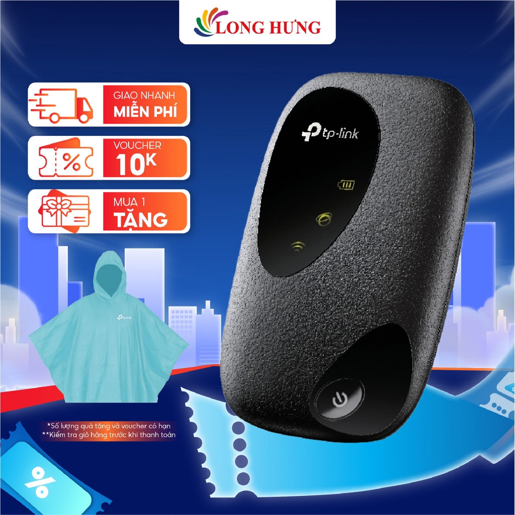 Bộ thiết bị phát Wifi 4G LTE TP-Link M7000 - Hàng chính hãng