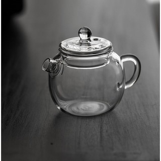 Ấm Thủy Tinh Pha Trà Dung Tích Từ 150 ml Tới 250 ml (có lọc inox ở vòi)