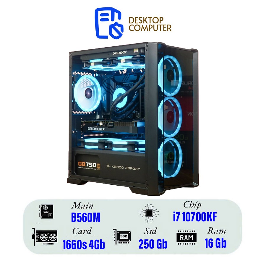 PC Gaming Core I7-12700KF | RTX 3060 8G | RAM 32G | SSD 250G