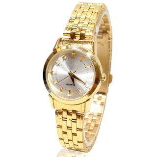 Đồng Hồ Nữ fourron Hle6688 Dây Vàng Mặt Trắng – Thanh Lịch, Sang Trọng, Dây Thép Không Gỉ