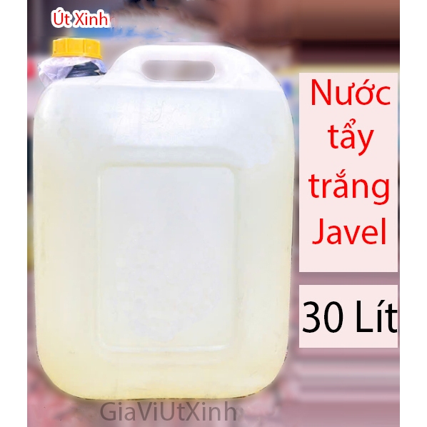 NƯỚC TẨY TRẮNG JAVEL 30 LÍT - SIÊU TRẮNG - TẨY QUẦN ÁO, KHỬ MÙI, DIỆT KHUẨN