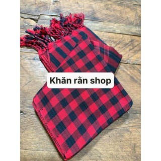 Khăn rằn đỏ đen cambodia 60x165cm (hàng có sẵn)