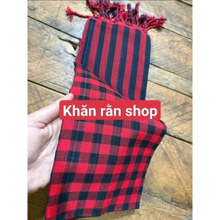 Khăn rằn đỏ đen cambodia 60x165cm (hàng có sẵn)
