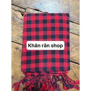 Khăn rằn đỏ đen cambodia 60x165cm (hàng có sẵn)