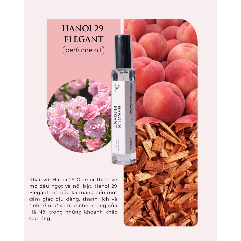 Tinh dầu nước hoa nữ CODEDECO Hanoi 29 - 10ml dạng xịt tiện lợi | BigBuy360 - bigbuy360.vn