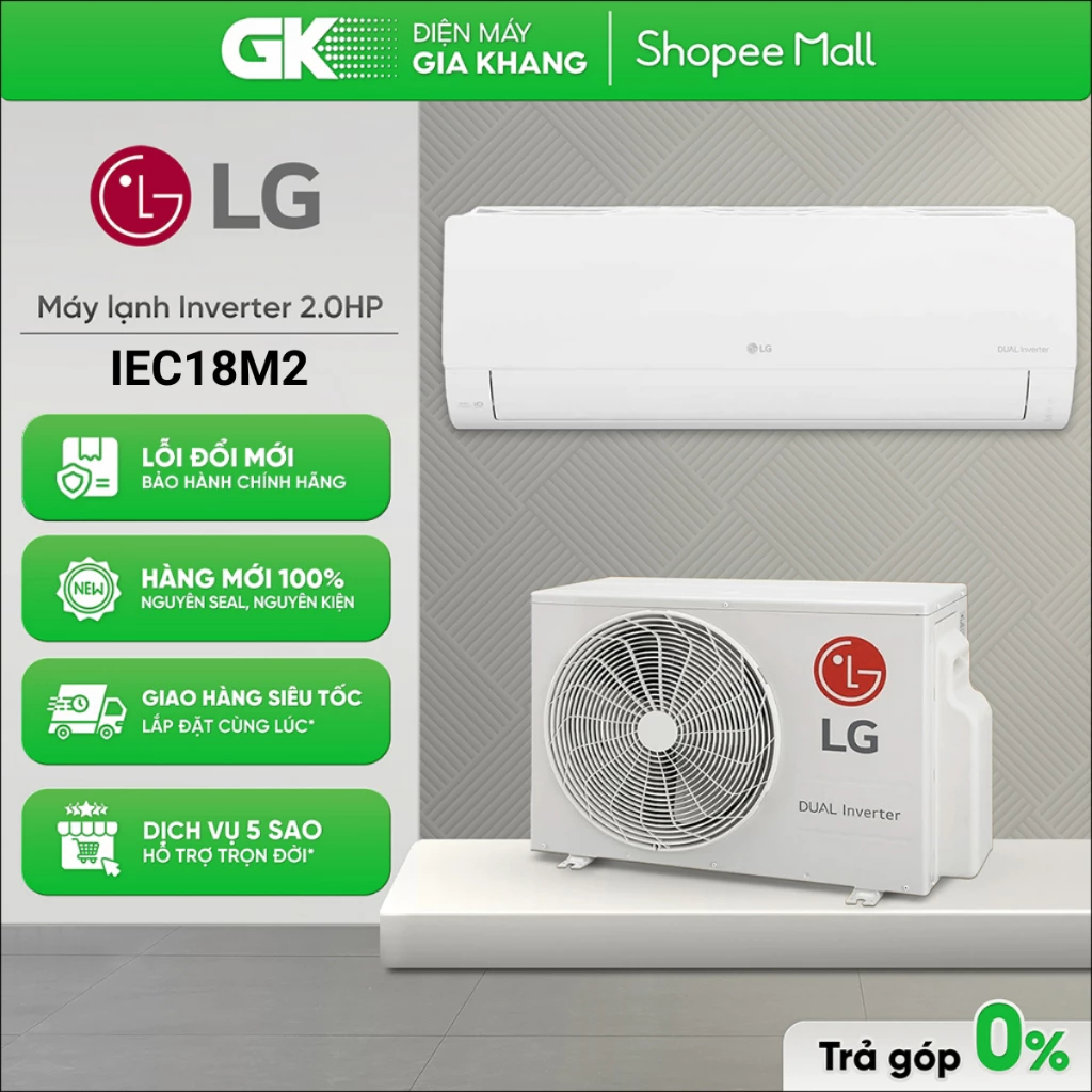 [Shopee - Lắp đặt 0Đ HN HCM] IEC09M1 / IEC09G1 / IFC09M1 1HP | IEC12G1 / IFC12M1 1.5HP | IEC18M2 2HP