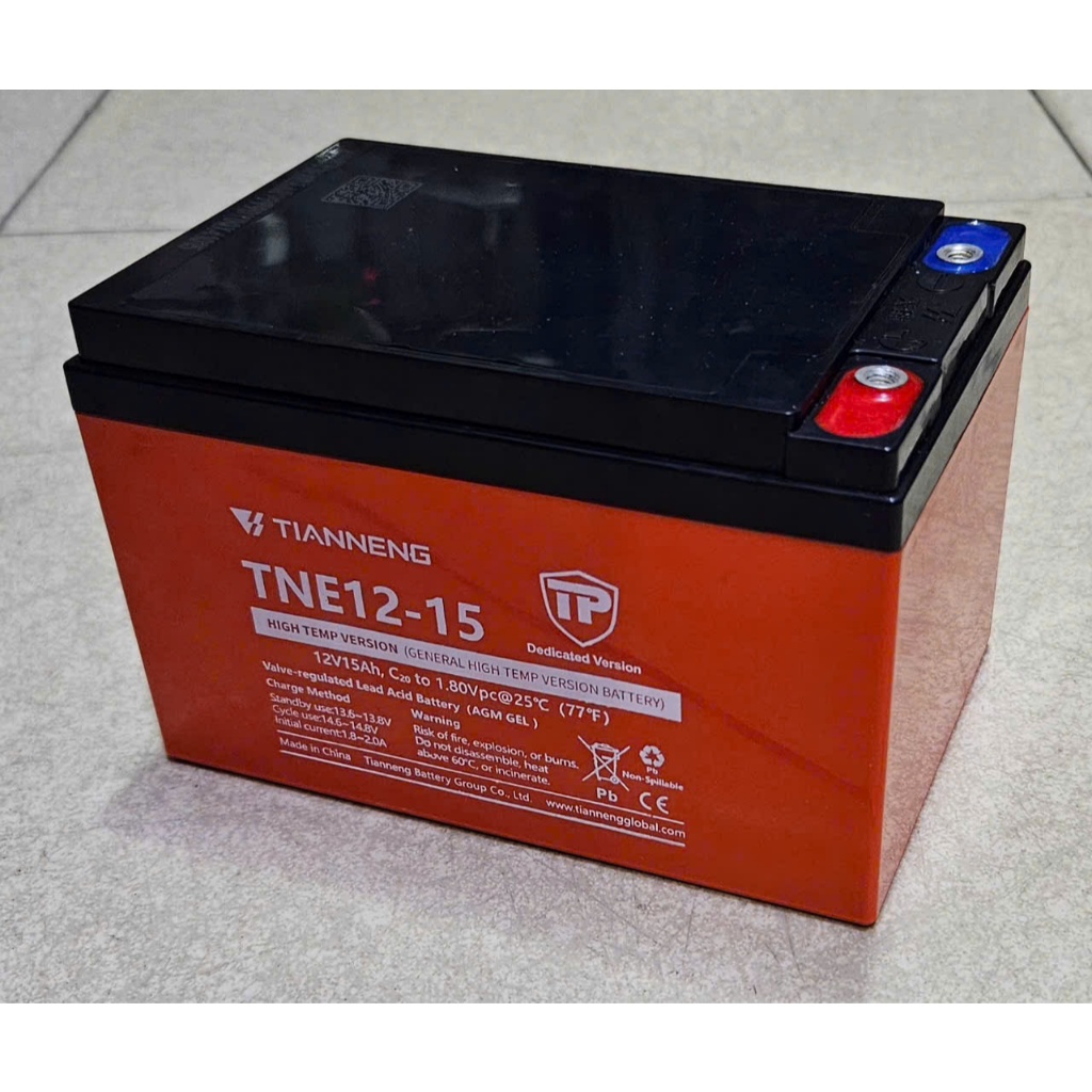Pin ắc quy Tianneng 12V 15Ah TNEH12-15/ Thiên Năng thương hiệu số 1 Trung Quốc