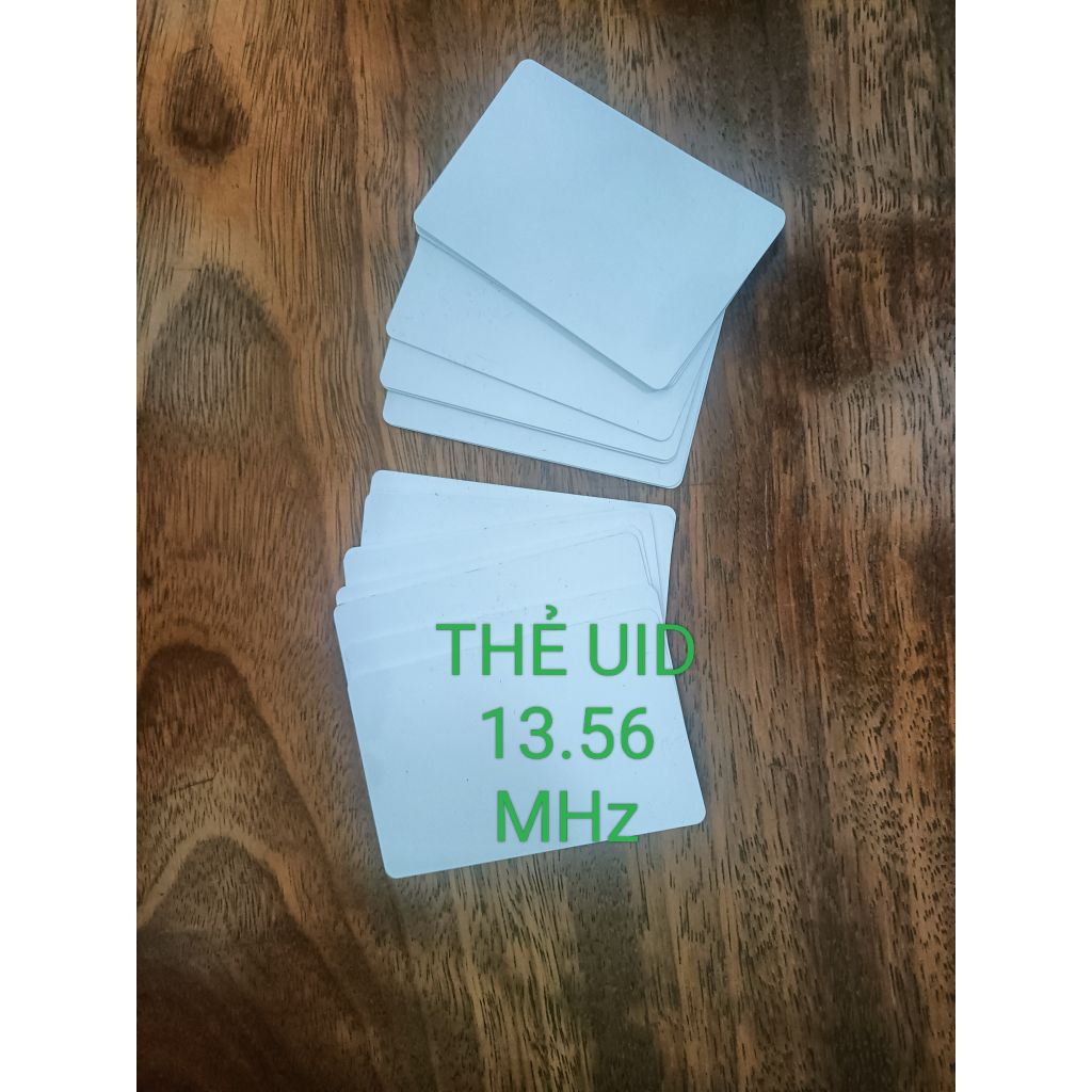 10 thẻ UID  card  13.56MHz  hoạt động như thẻ IC thông thường