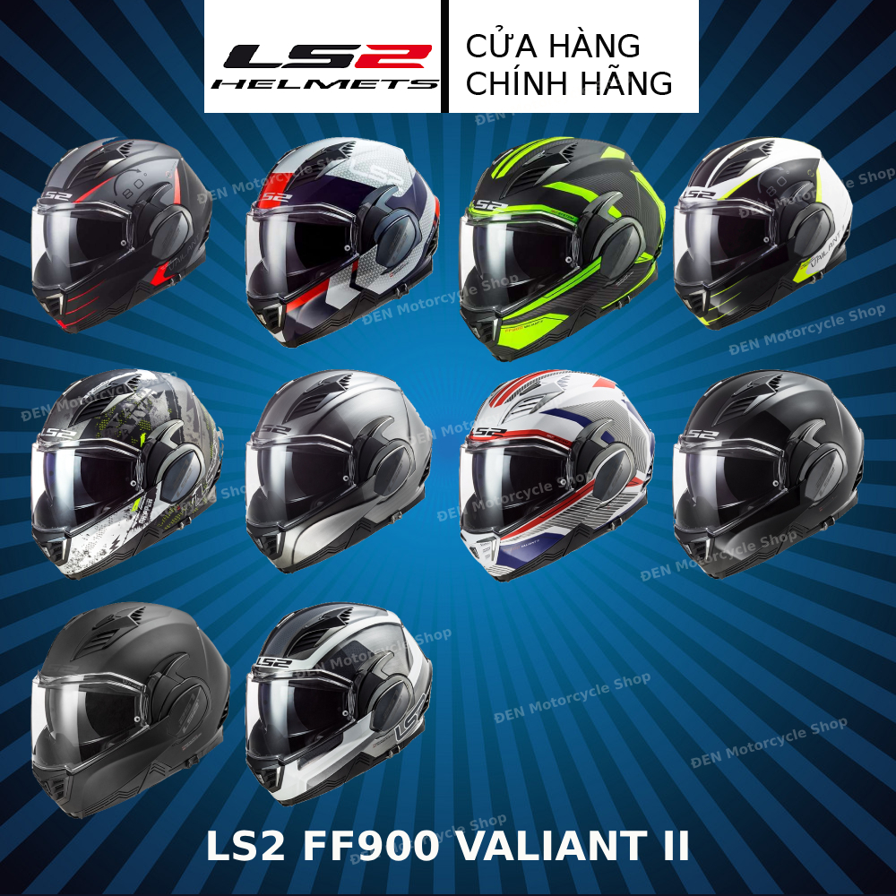 Mũ bảo hiểm LS2 FF900 VALIANT II - Mũ bảo hiểm LS2 FULLFACE lật hàm an toàn lái xe