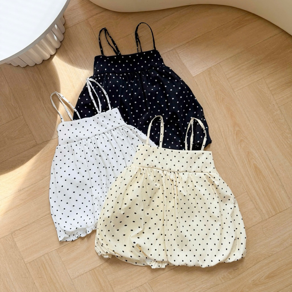 Áo Bí 2 Dây Phồng Có Dây Điều Chỉnh Form Babydoll Rộng Chất Vải Gió Màu Sắc Đa Dạng mùa hè cho nữ m6039 | BigBuy360 - bigbuy360.vn