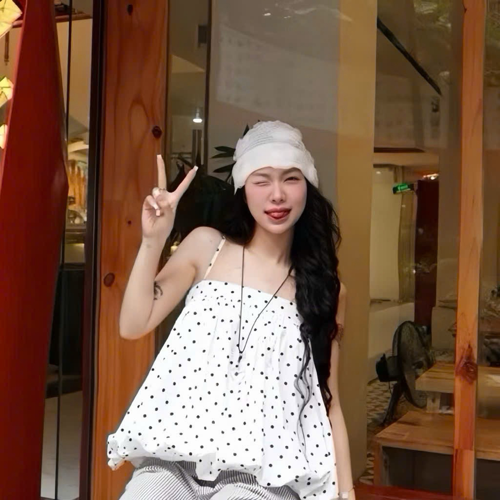 Áo Bí 2 Dây Phồng Có Dây Điều Chỉnh Form Babydoll Rộng Chất Vải Gió Màu Sắc Đa Dạng mùa hè cho nữ m6039 | BigBuy360 - bigbuy360.vn