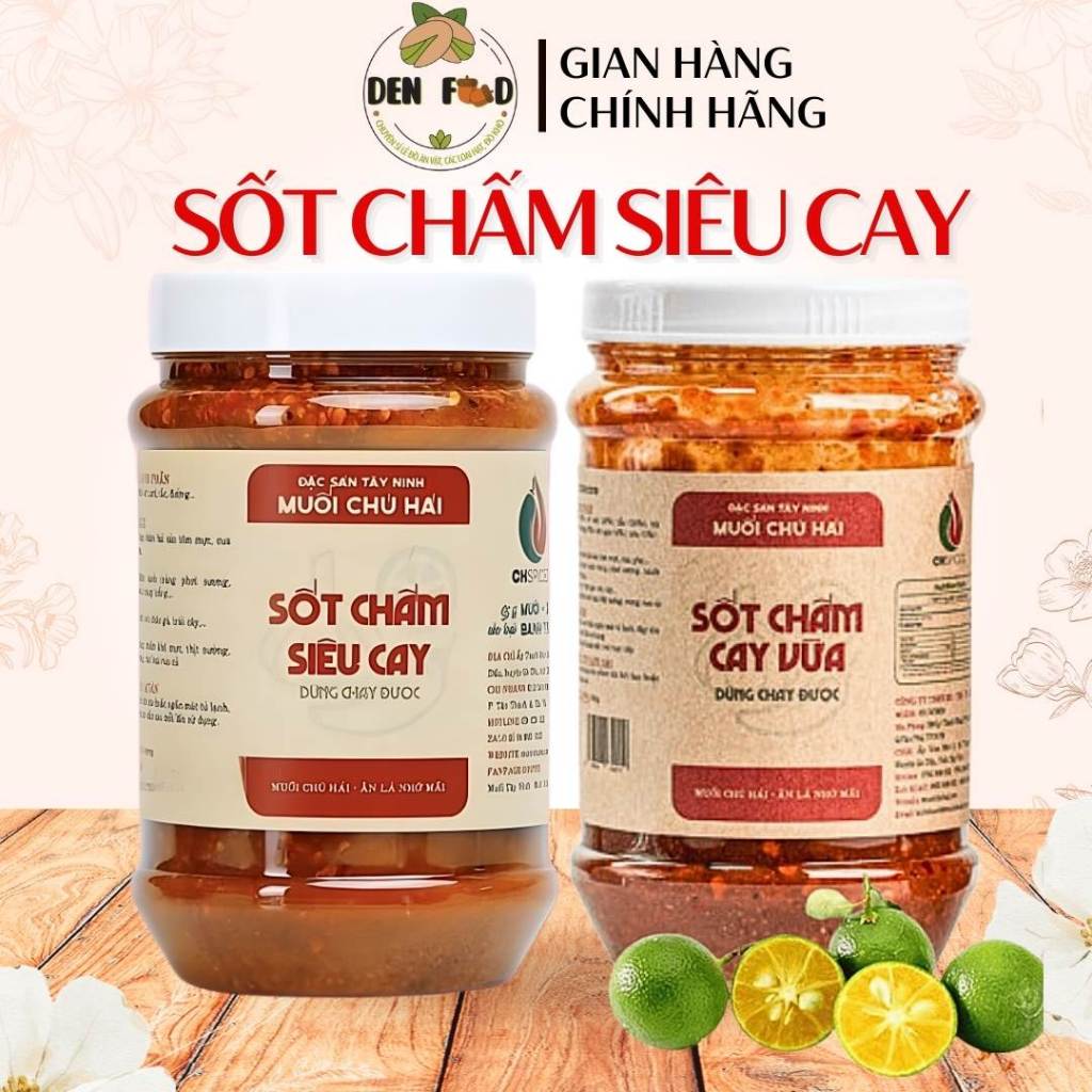 Sốt Chấm Siêu Cay Muối Chú Hải - Hủ 500gr