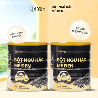 Bột Ngũ Hắc Mè Đen (1 Lon / Combo 2 Lon) Bữa Ăn Dưỡng Sinh Thi Yên 600g/ Lon - Dinh Dưỡng Đen Cho Tóc và Giấc Ngủ