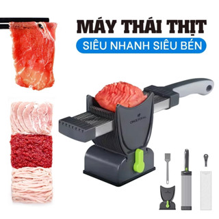 Máy Thái Thịt Tươi Sống Siêu Nhanh Siêu Bén 17 Lưỡi Dao Sắc Bén,Dễ Dàng Làm Sạch