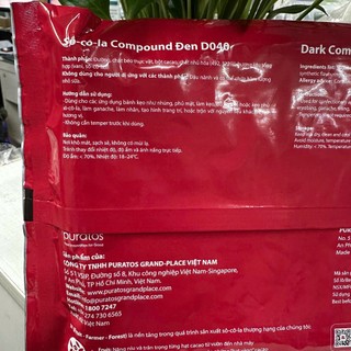Socola Puratos Compound Đen 1Kg