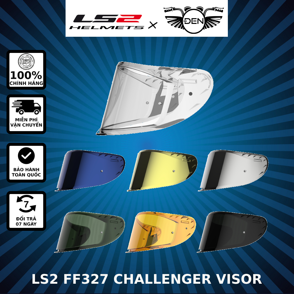 Kính mũ bảo hiểm LS2 FF327 - Kính chính hãng LS2